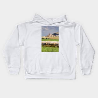 Chimney Rock, Nebraska, USA (C023/8420) Kids Hoodie